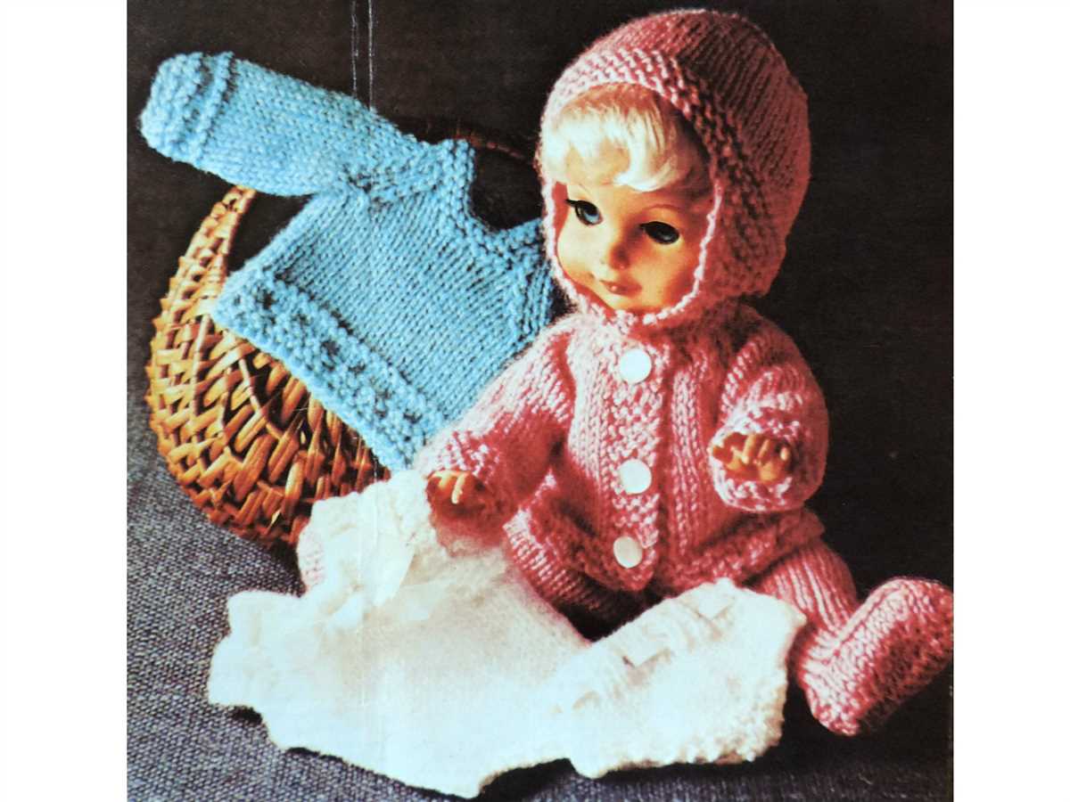16 inch doll clothes knitting patterns free