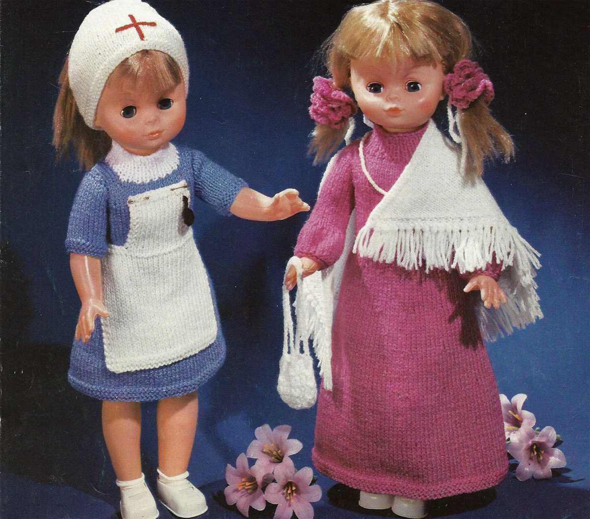 16 inch doll clothes knitting patterns free