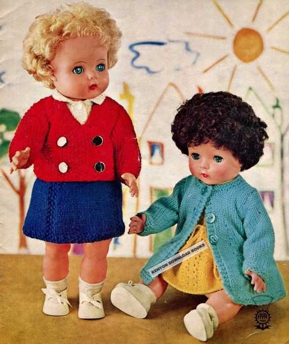 16 inch doll clothes knitting patterns free