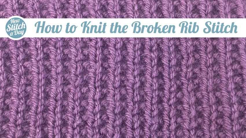 1x1 rib knit pattern
