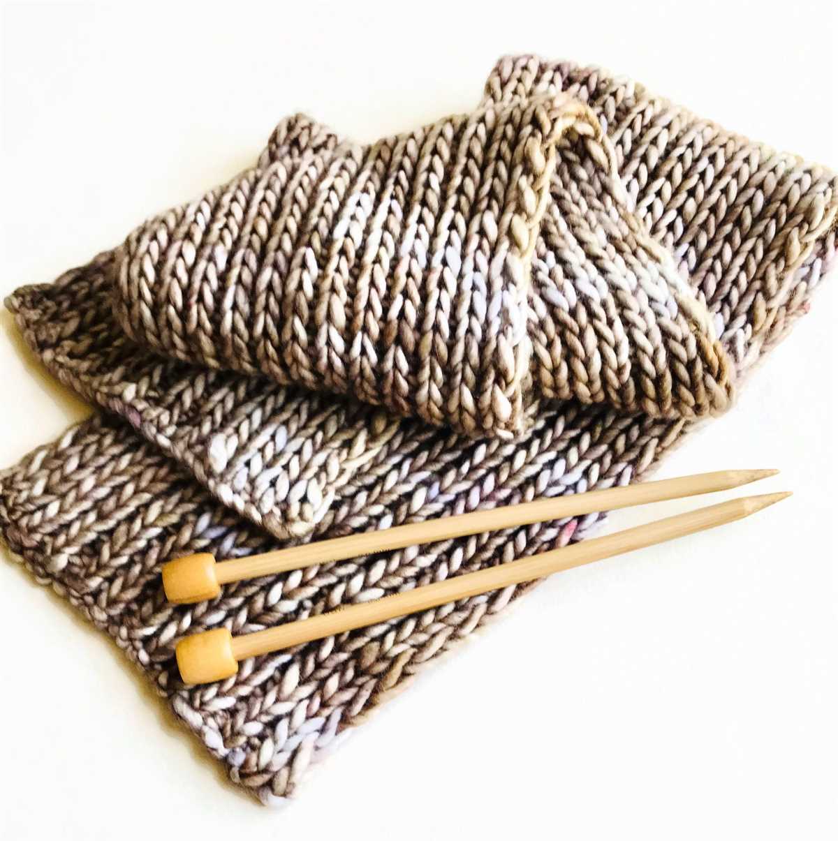 1x1 rib knit scarf pattern