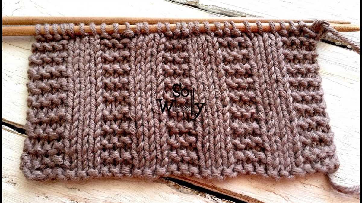 1 row repeat knitting patterns