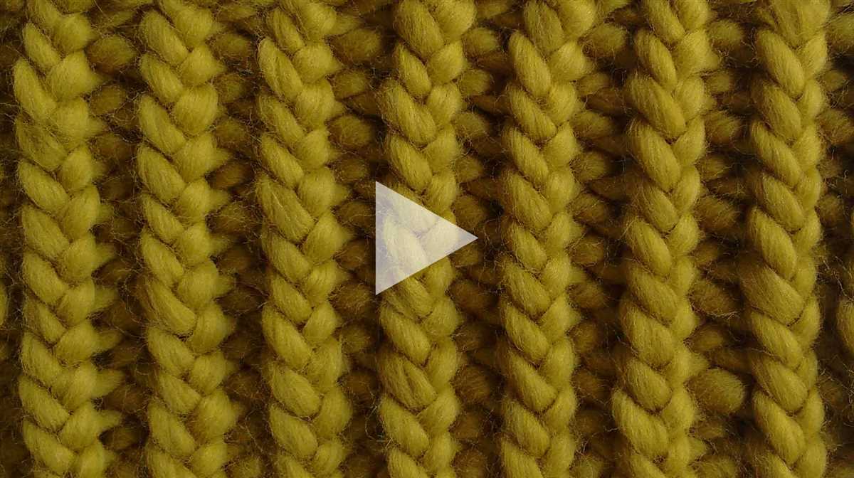 1x1 rib knit pattern