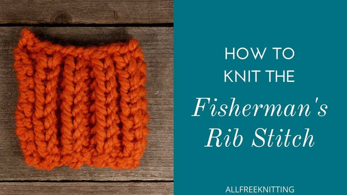 1x1 rib knit scarf pattern