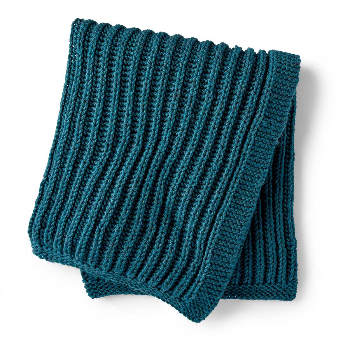1x1 rib knit scarf pattern