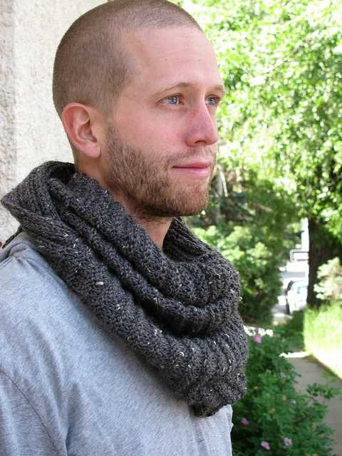 Mens cowl knitting pattern free