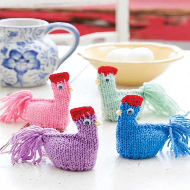 Chick and egg knitting pattern