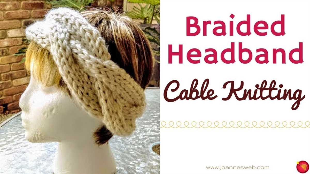 Knitted braid pattern