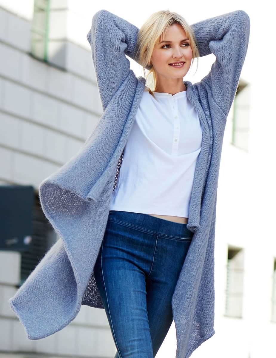 Rectangle cardigan knitting pattern