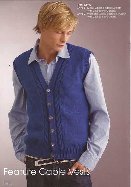 Create Your Own Stylish Knitted Vest for Men with This Easy-to-Follow Pattern Mens knitted vest pattern