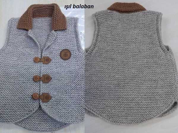Endless circle vest knitting pattern