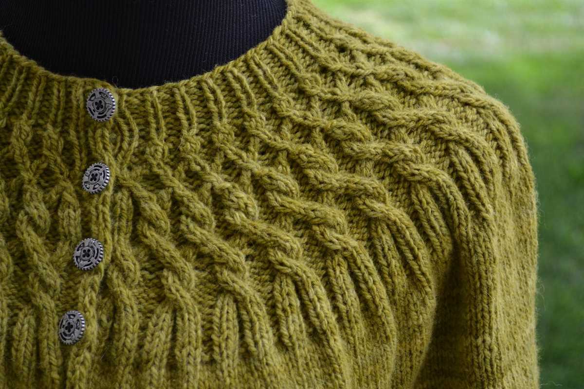 Blueberry vineyard knitting pattern