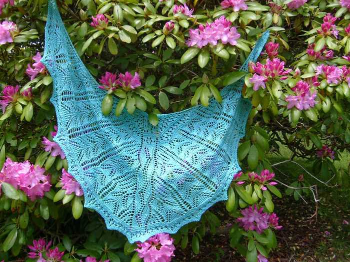 Fern lace knitting pattern