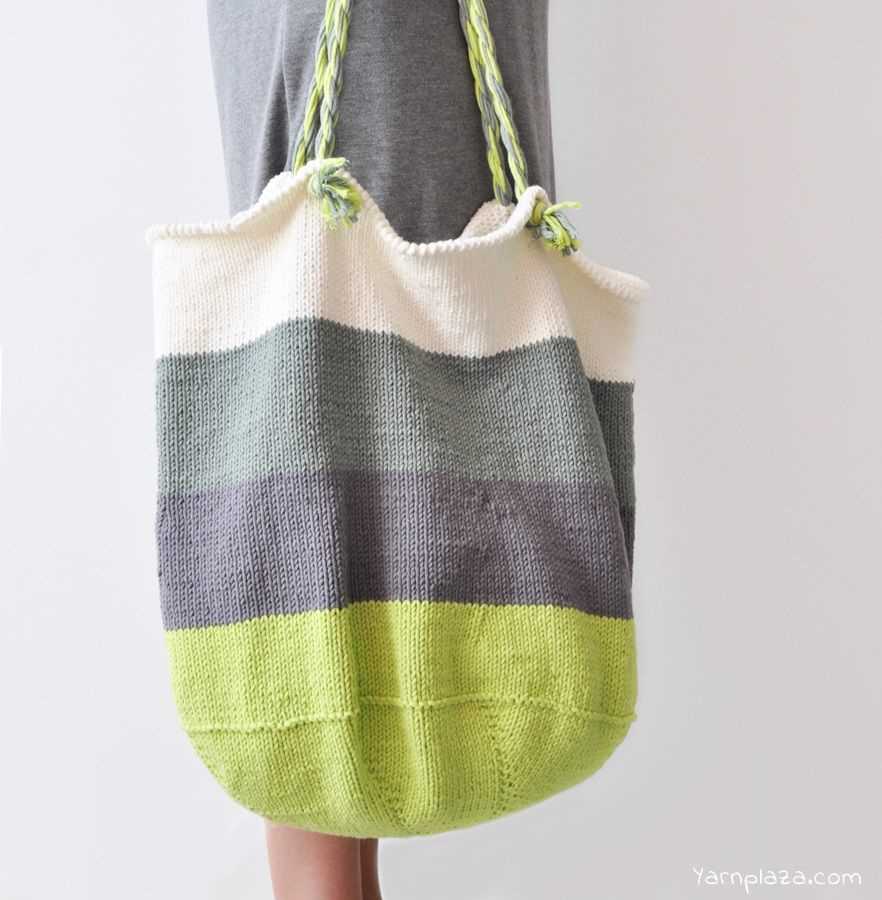 Knitted tote bag patterns