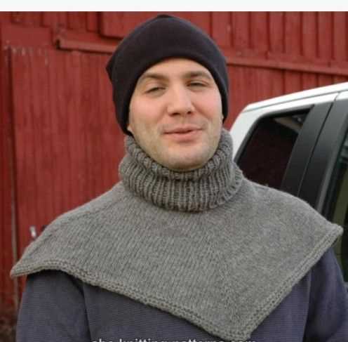 Mens scarf knitting pattern free