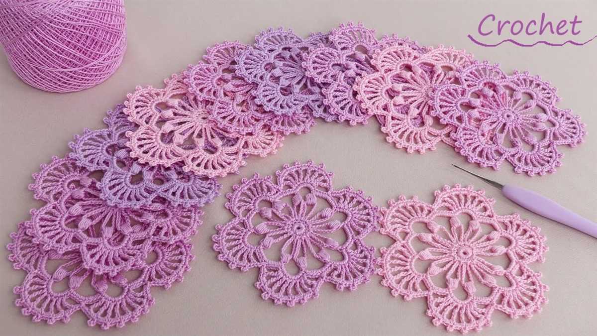 Shell lace knitting pattern