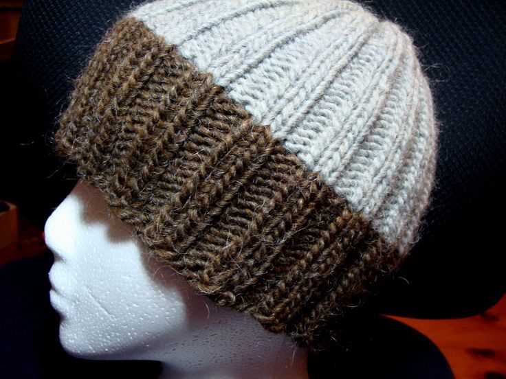 Men's knit hat pattern super bulky yarn