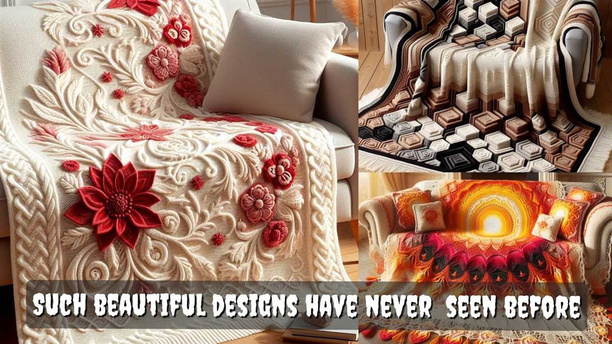Chevron knit blanket pattern