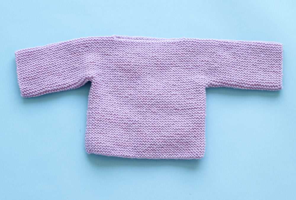 Easy baby cardigan knitting pattern