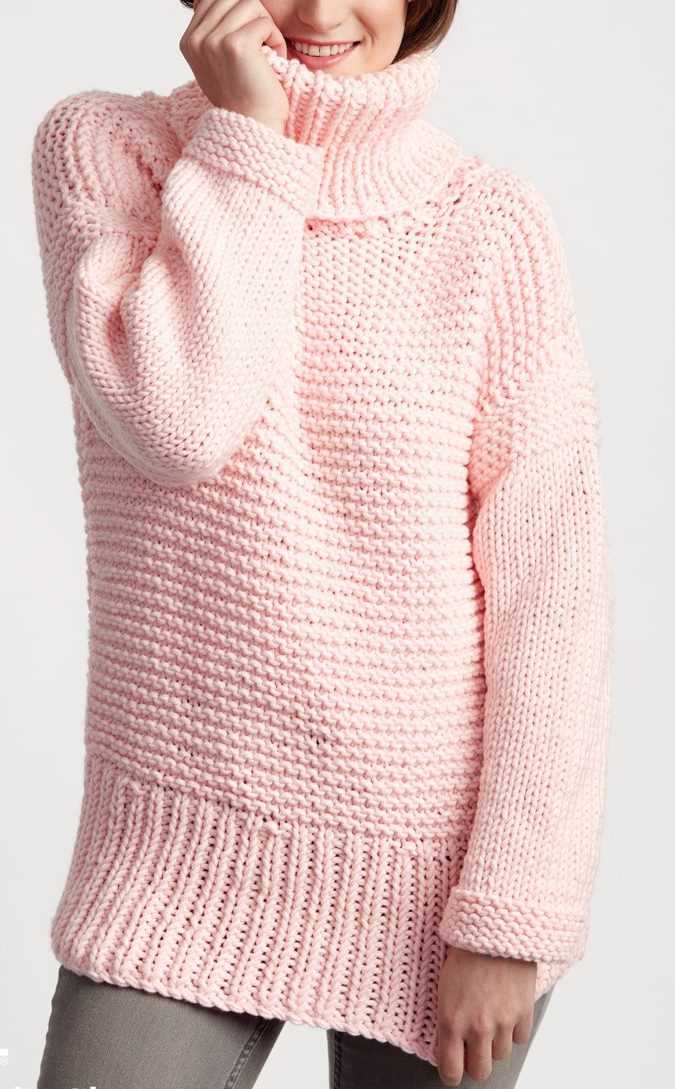 Chunky knit jumper pattern
