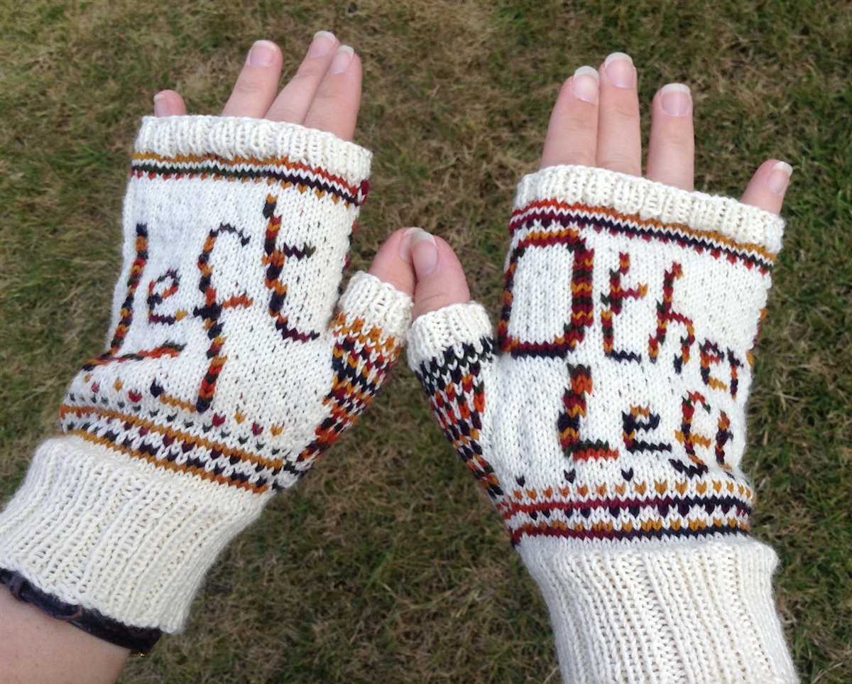 Easiest mitten knitting pattern ever