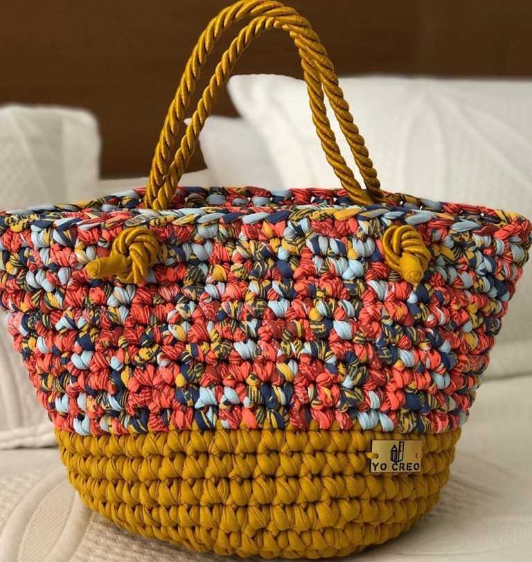 Beach bag knitting pattern