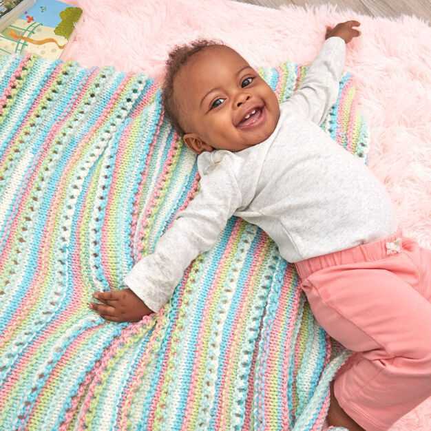 Baby blanket easy knitting pattern
