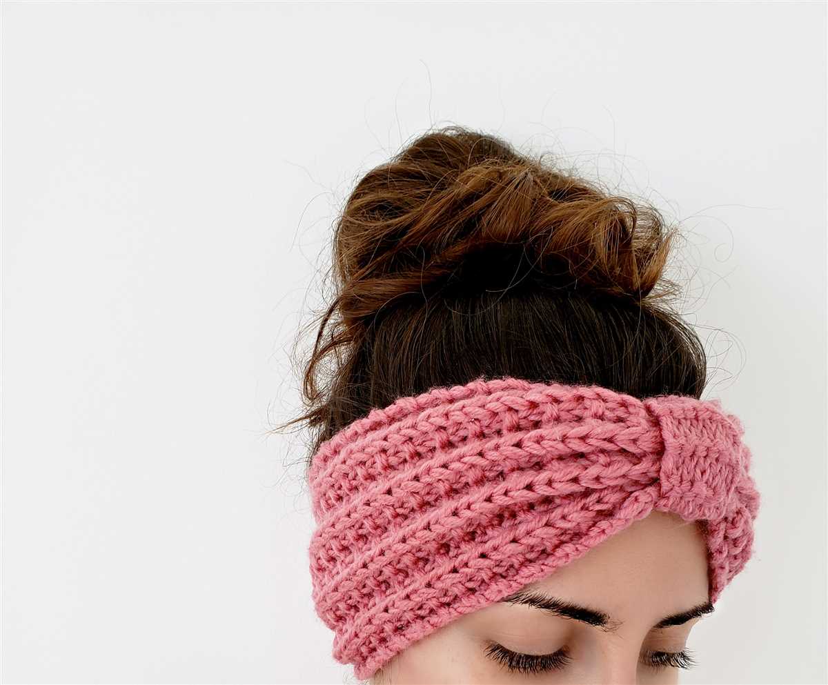Knitted ear warmer pattern free