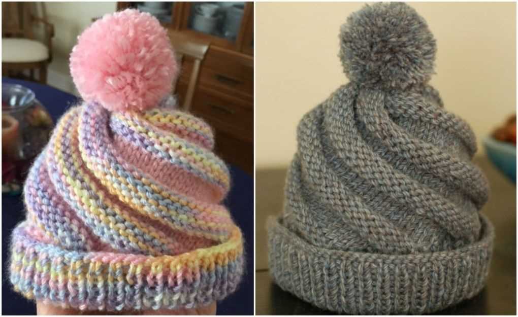 Free knitting pattern for swirl hat
