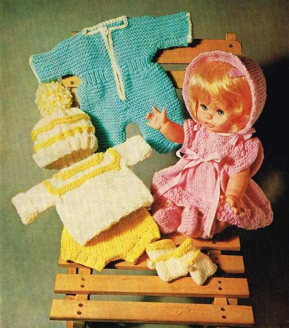 Knitting patterns for dolls clothes 12 inch