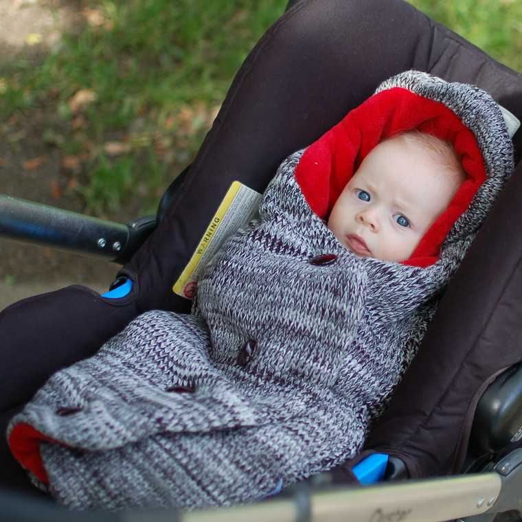 Car seat poncho knitting pattern