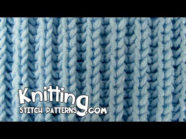 Fisherman's rib knit pattern