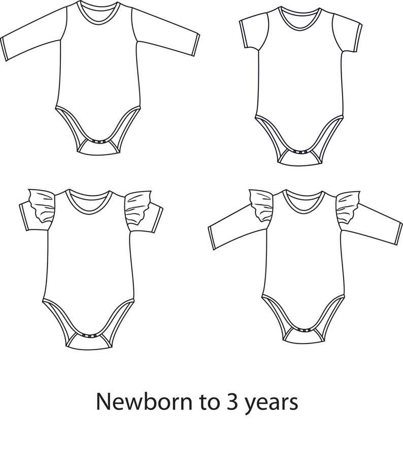 Knitted bodysuit pattern