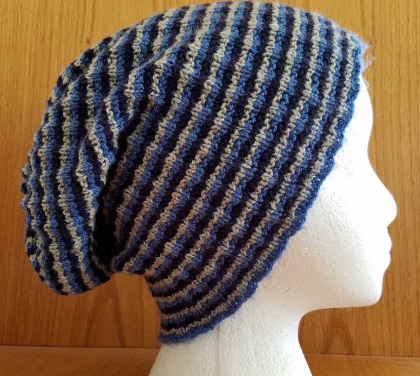 Cable knit hat pattern in the round