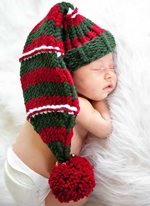 Christmas elf hat knitting pattern