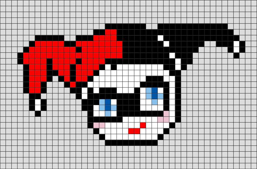 Harley quinn knitting pattern
