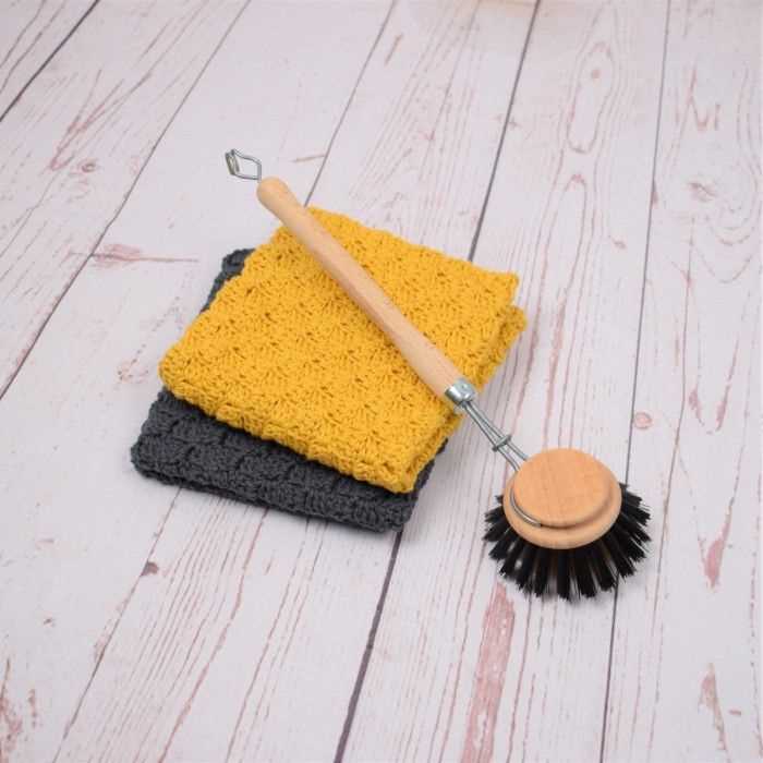 Corner to corner knit dishcloth pattern