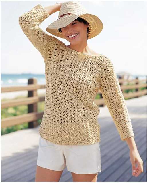 Free knitting pattern boat neck sweater