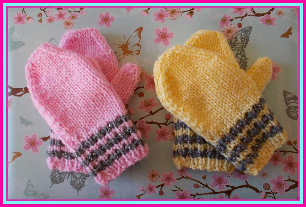 Free 2 needle mitten patterns to knit