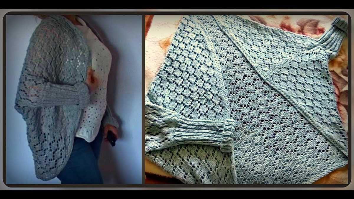 Cocoon-style cardigan knitting pattern