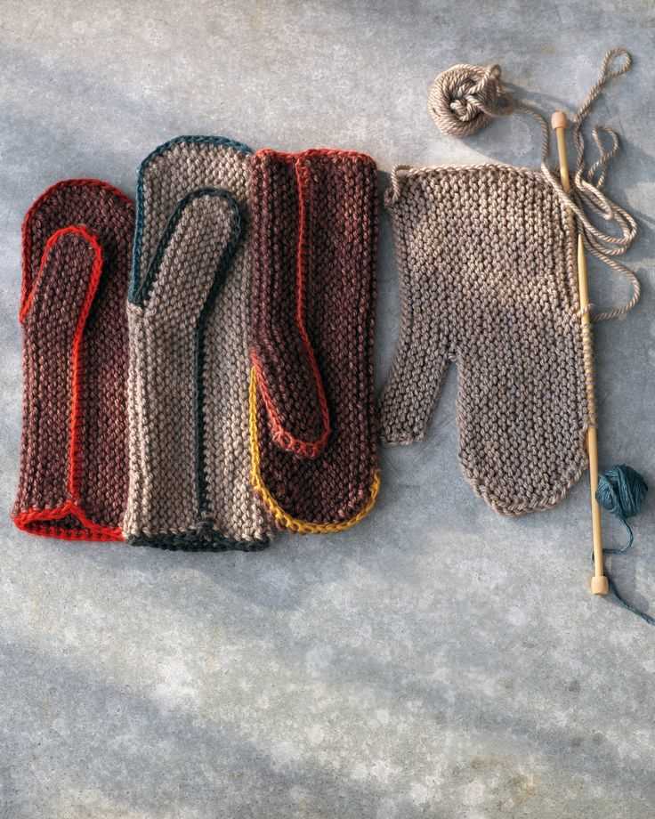Mens mittens knitting pattern