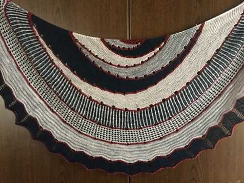 Chevron shawl knitting pattern