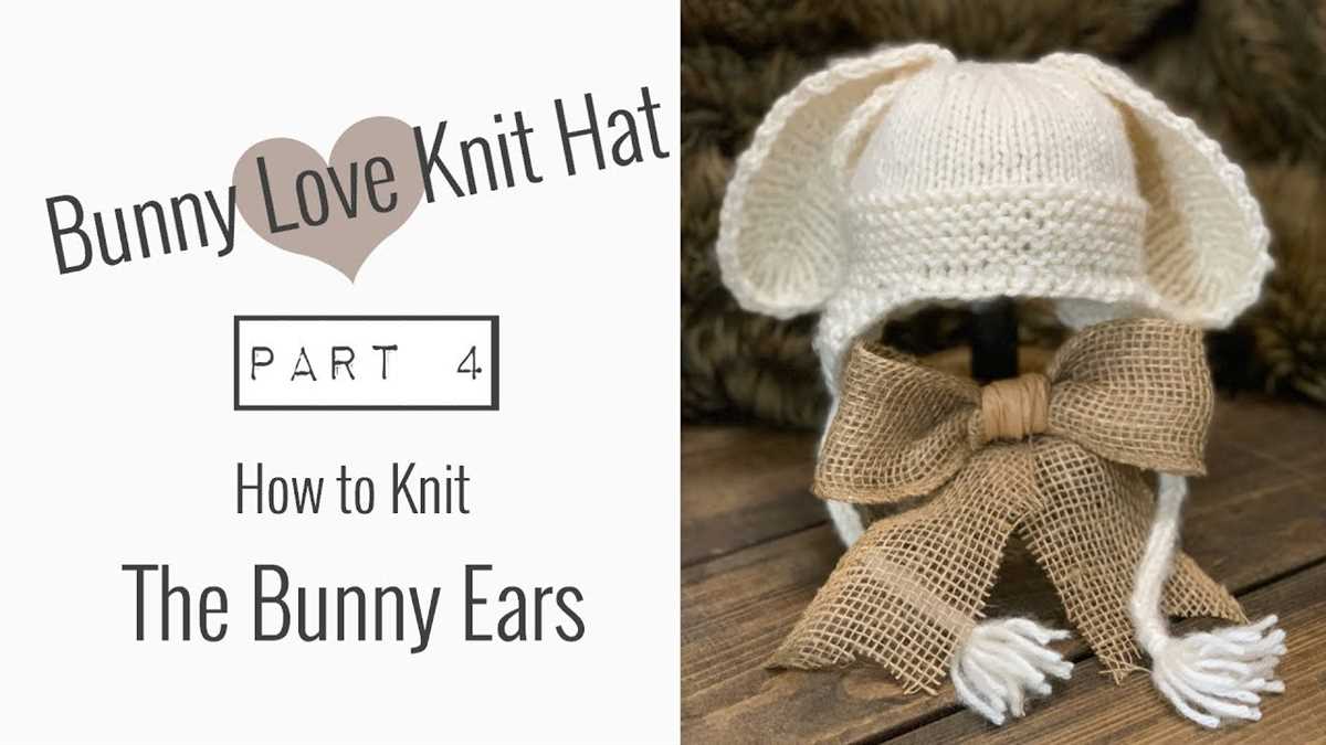 Bunny ears knitting pattern