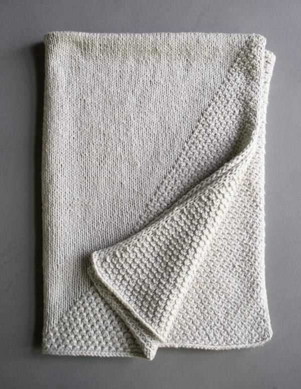 Cozy blanket knitting pattern
