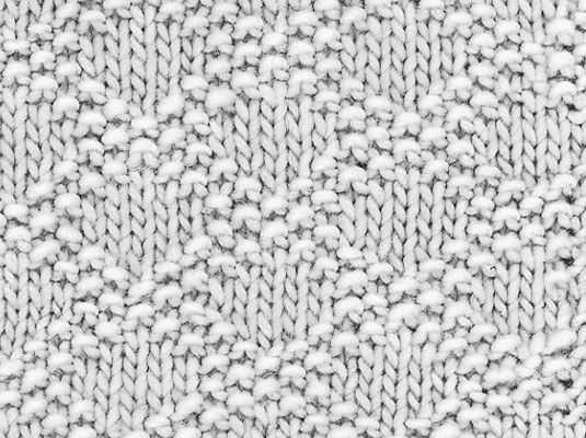 Knitting patterns diamond stitch