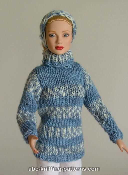16 inch doll clothes knitting patterns free