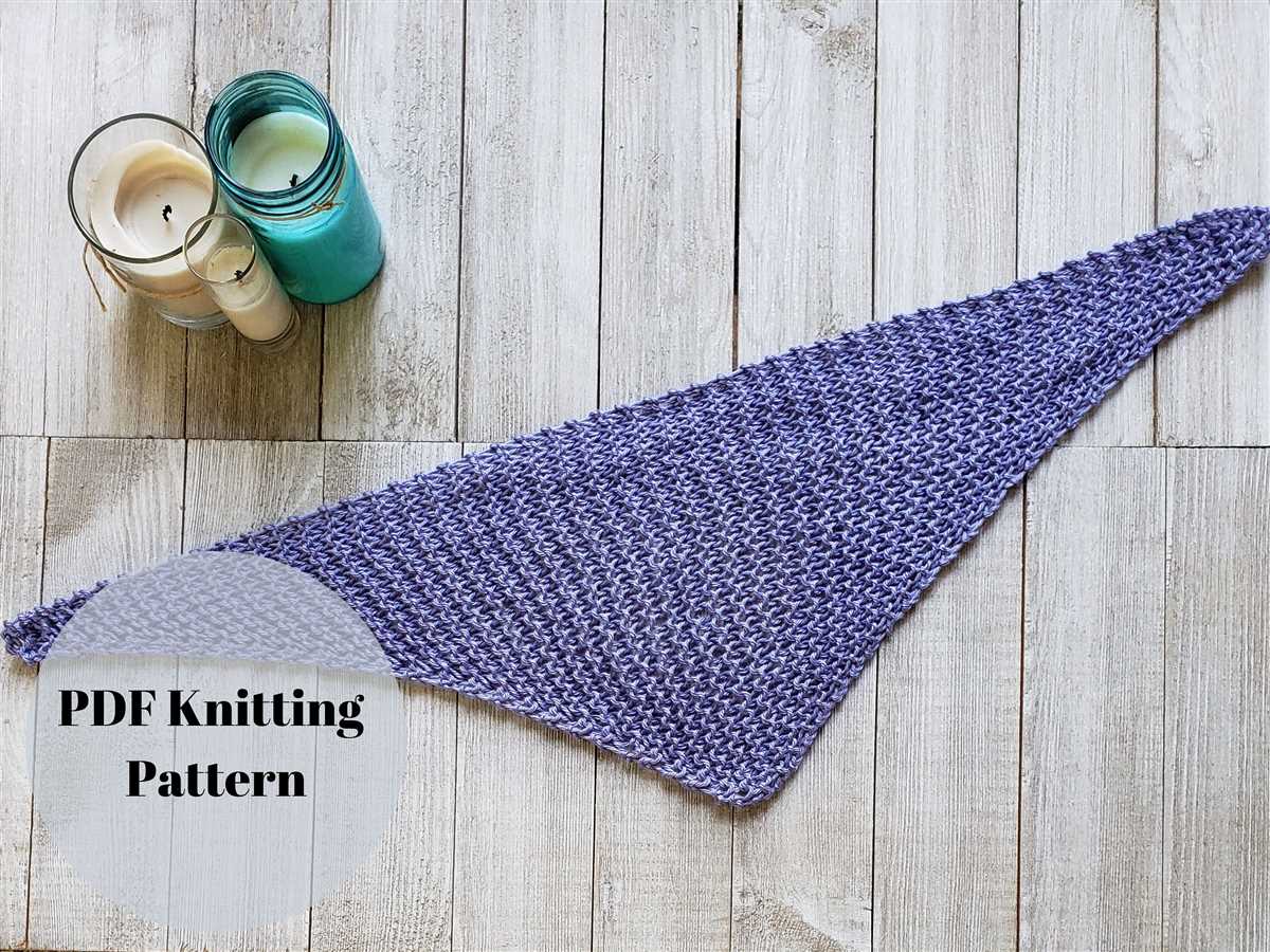 Create your own stylish knitted head bandana with this easy pattern Knitted head bandana pattern