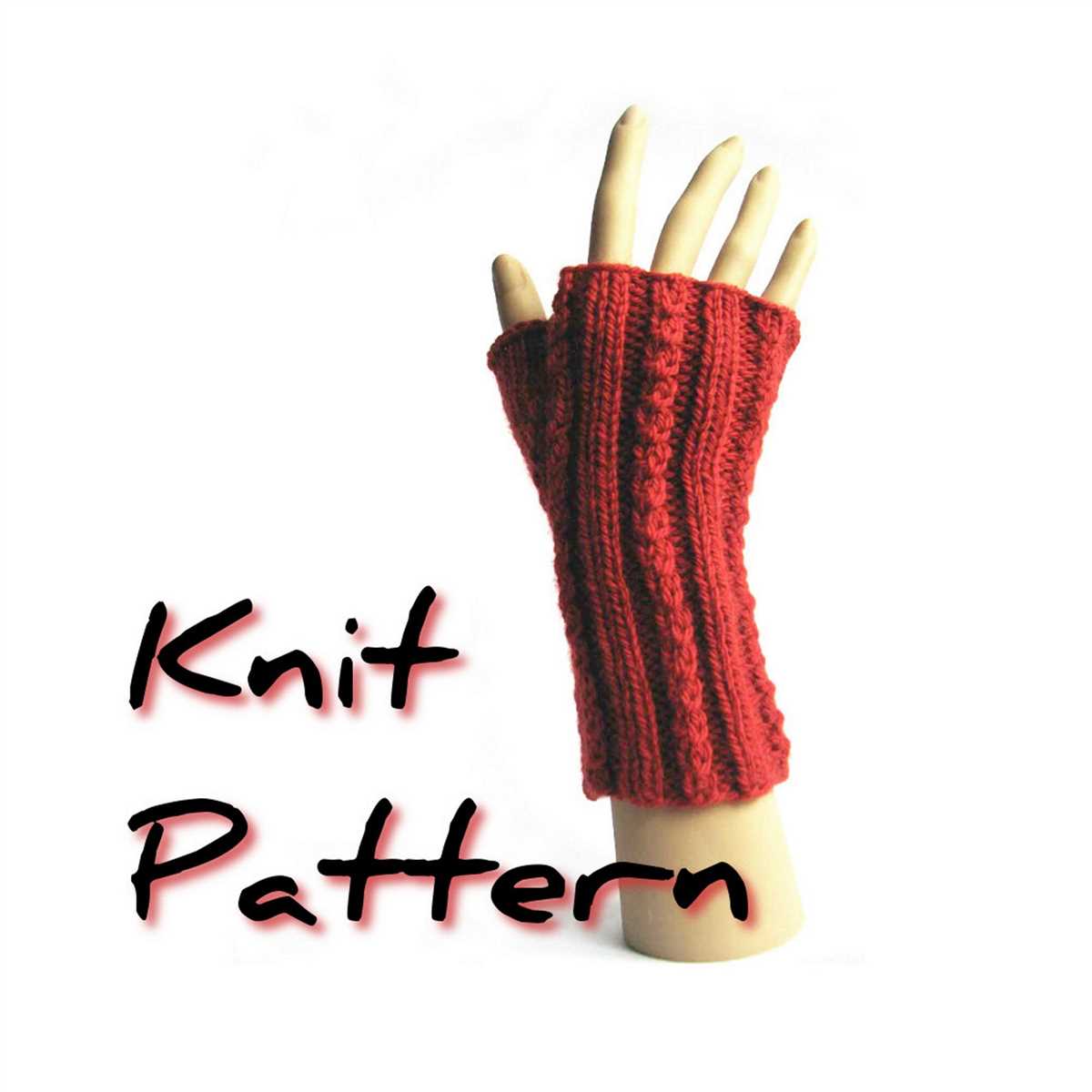 Fingerless gloves knitting pattern magic loop