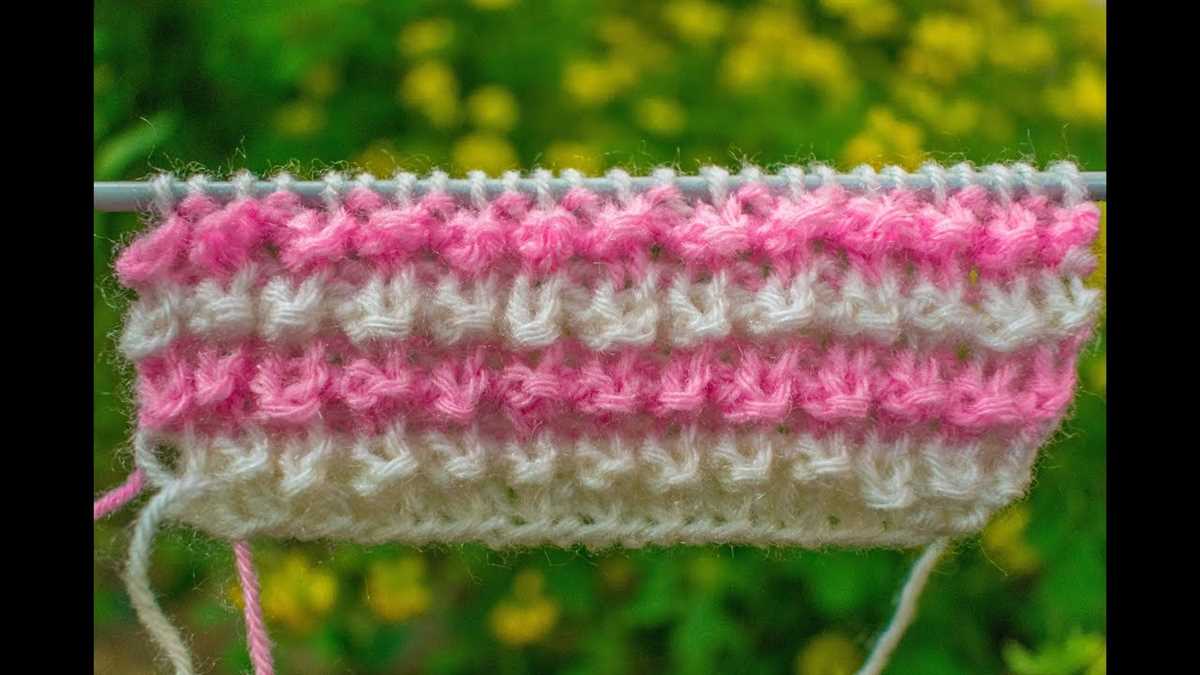 Changing colors in knitting patterns