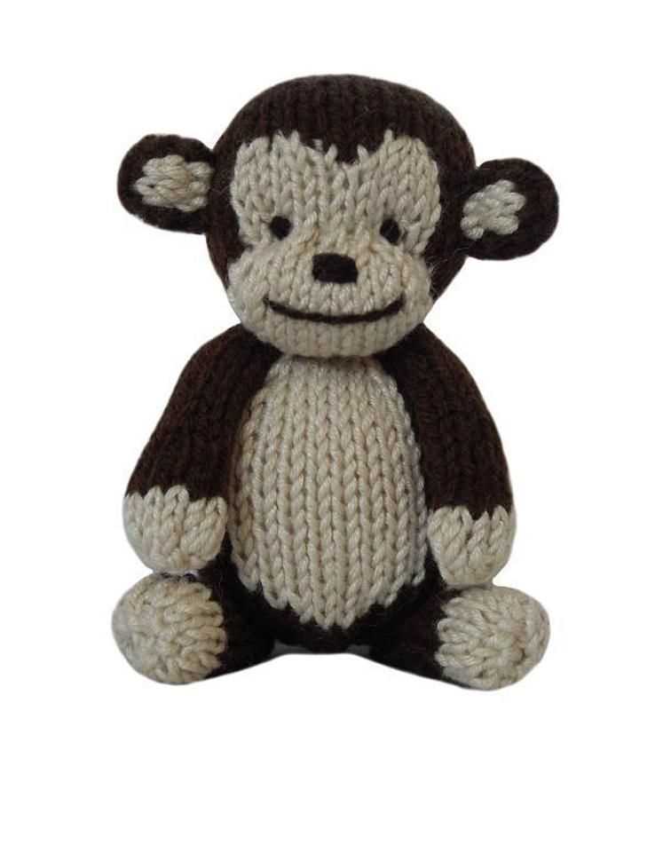 Knit monkey pattern